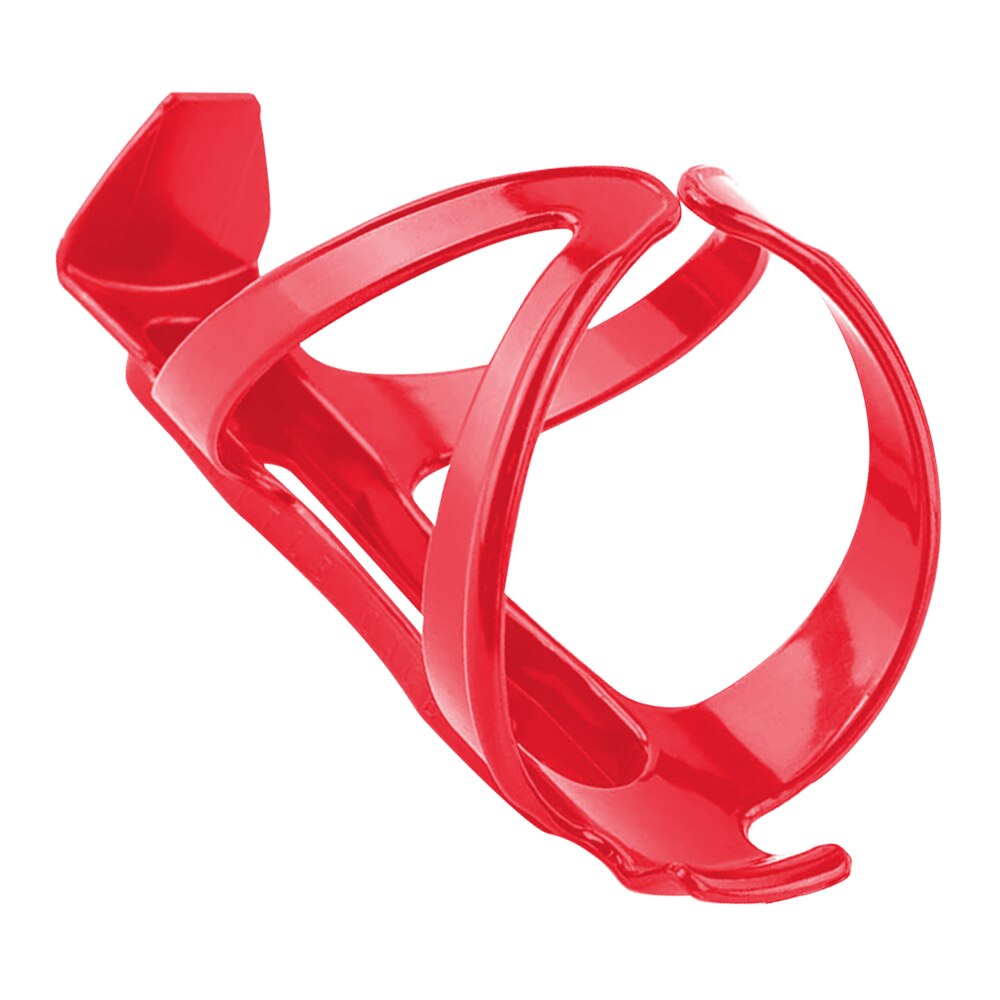 Vattenflaskhållare för landsvägscyklar plast superslitstarkt koppställ tillbehör för cykelvattenkokare: Röd