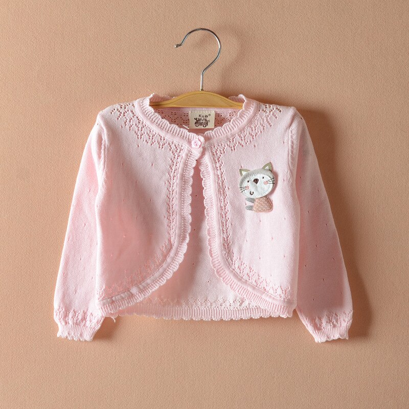 Meisjes Vest Trui Jas 100 Katoen Meisjes Bovenkleding Voor 1 2 4 6 8 Jaar Oude Kinderen Kleren RKC195082