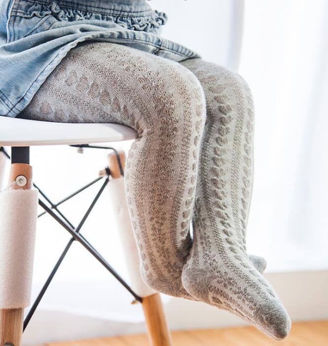 Baby Kids Meisjes Prinses Zachte Katoen Warm Casual Panty Kousen Panty Panty 5 Kleuren: Grijs / 110 cm