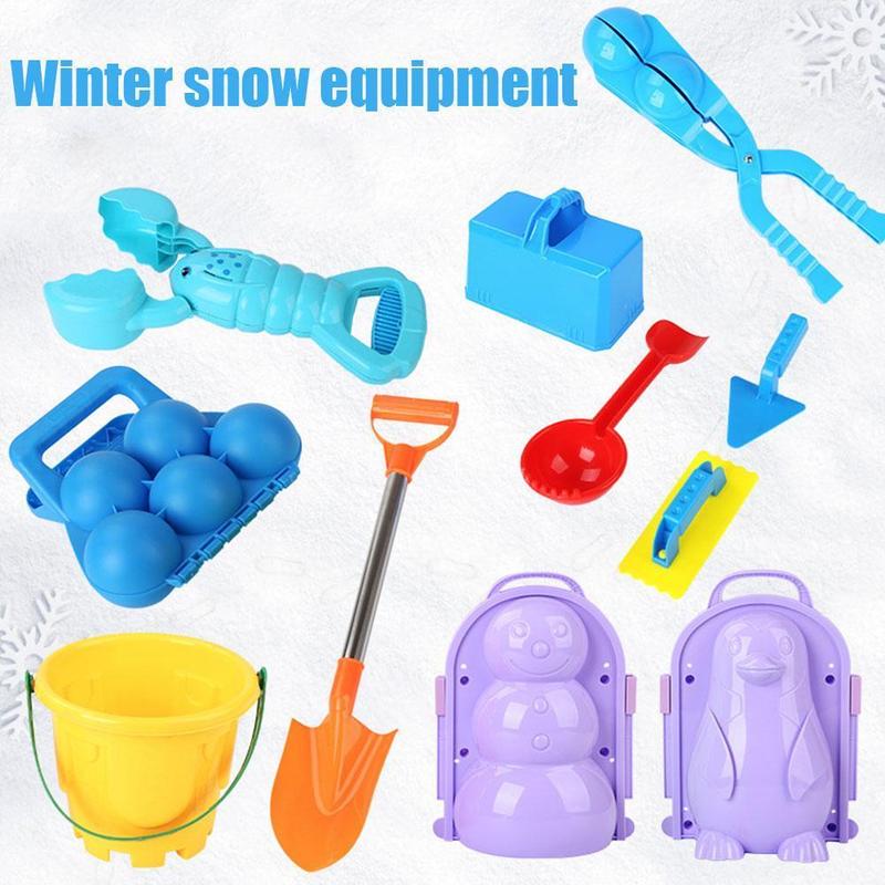 Winter Plastic Snowball Maker Clip Kids Outdoor Sand Duck Mold For Children Fight Toys Ball Snowman Toy Clip