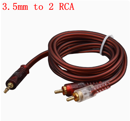 1 Stuks 6.5 Naar 3.5 Jack Aux Kabel Adapter Voor Speaker Gitaarversterker Trs Audio Kabel Jack 3.5Mm Tot 6.5Mm Audiokabel Auxiliar: Ivoor / 4P