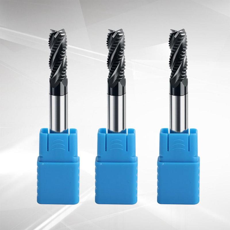 Milling Cutter MTS-6x15x6x50 45 Degree 4-Blade Rough Cutting Carbide Bit CNC Metal Edge Blade Leather Router C4E7