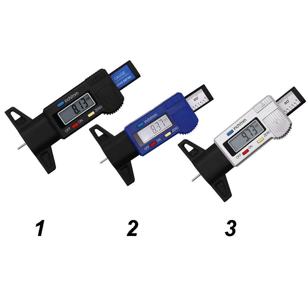 Testeur de pneus, profondeur de bande de roulement, voiture camion, écran LCD, étrier, testeur de pneus, jauge d&#39;outil numérique précise