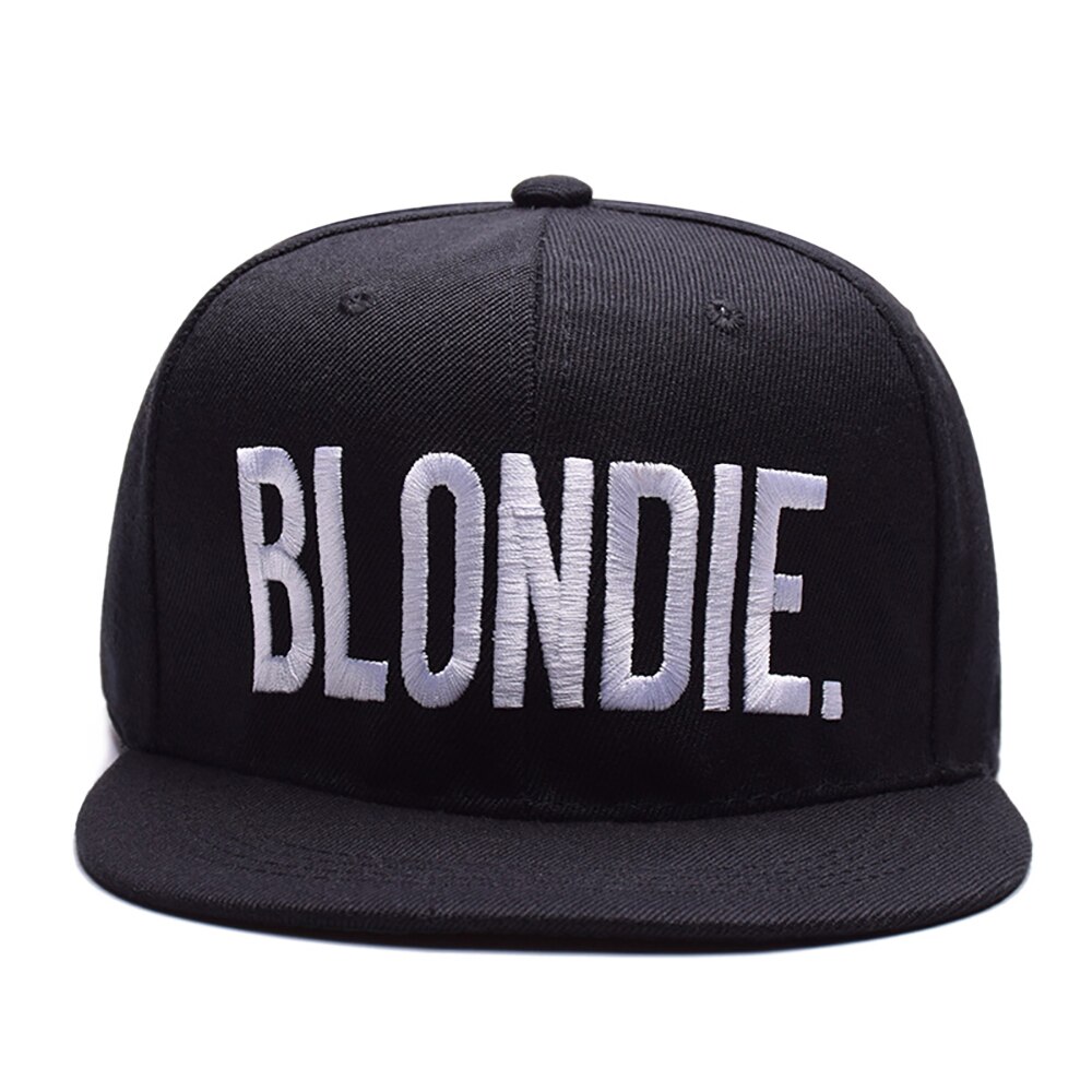Zonnebrandliefhebbers hiphop pet blondie brownie letter flat brim hoed unisex baseball pet