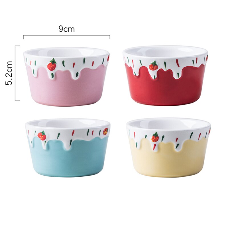 2 stk nordisk kjøkken liten kake pudding form baking mini bakebolle ovn spesielle keramiske høy temperatur resistente apparater: 4 stk