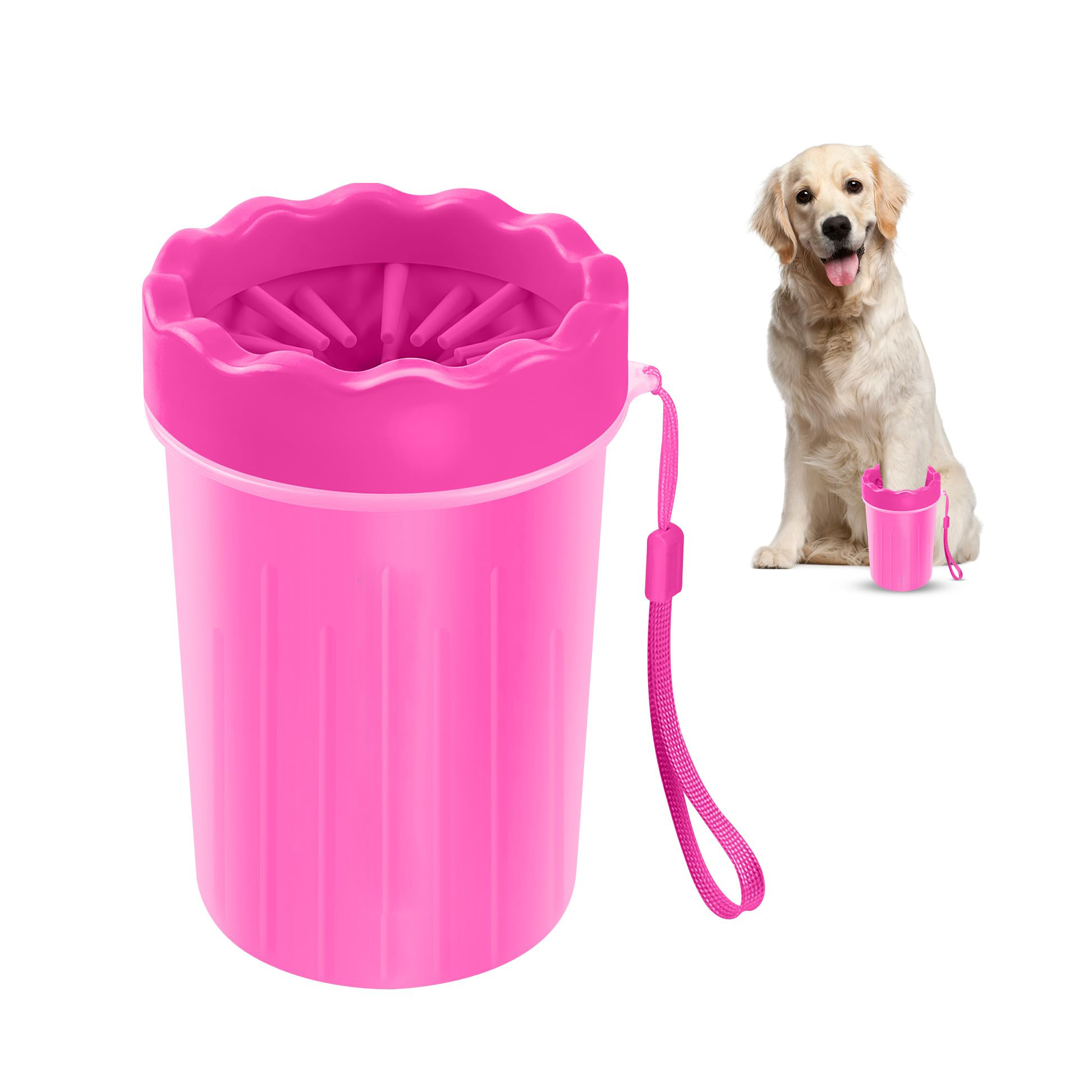 Dog Paw Cleaner Washer Buddy Muddy Pet Foot Cleaner voor honden en katten: XXXS / Dark Khaki