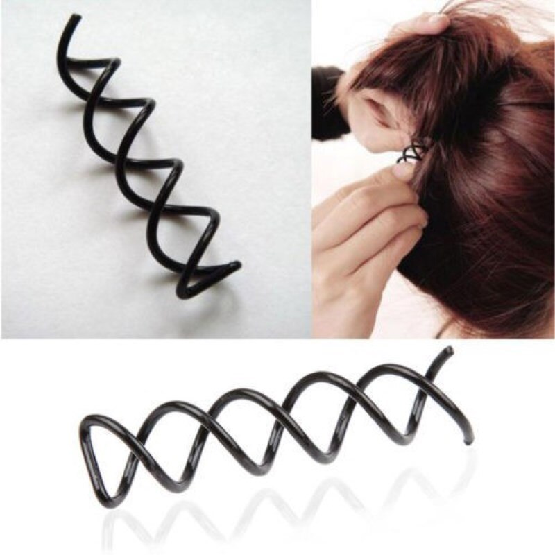 10Pcs Spiraal Spin Schroef Bobby Pin Haar Clip Twist Braiders Barrette Black Haarspelden Haar Braider Styling