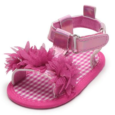 Pu Baby Sandals Girls Brand Sandal Baby Shoes Soft Sole Walking Shoes Flat Sandals For Babies Erkek Bebek Sandalet 0-12 Months: Red / 5