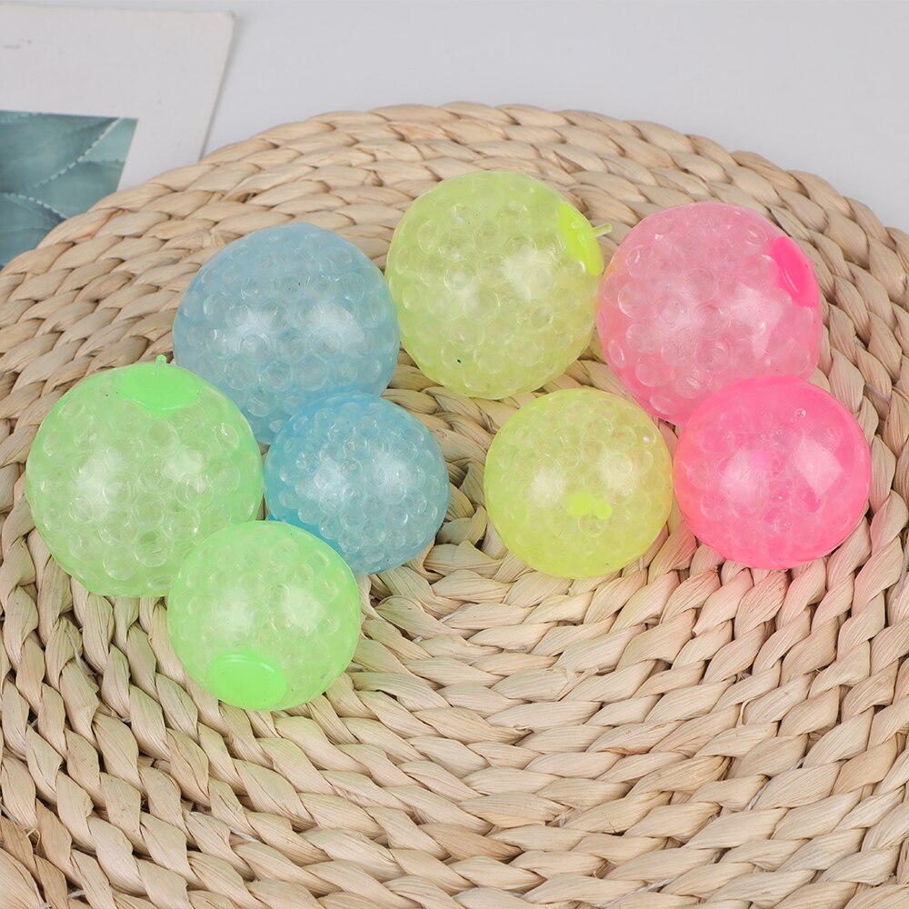 Sticky target ball children's toy fluorescent luminous decompression venting ceiling sticky wall ball