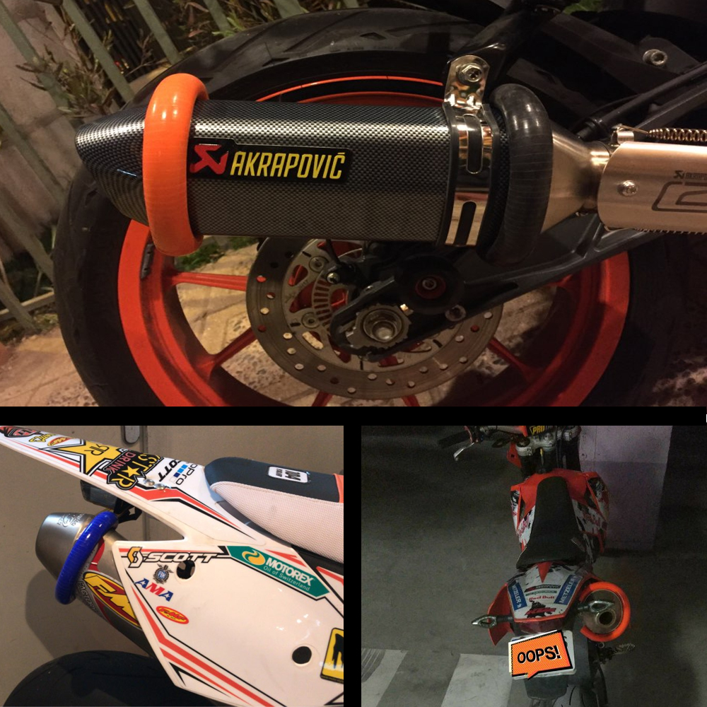 Universal- Moto rcycle Auspuff Schalldämpfer Schutz schutz für husqvarna ktm moto kreuz ACERBIS stil moto moto kreuz enduro