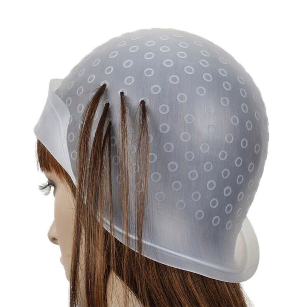 Gjenbrukbar salong hårfarge farge highlighting dye cap for hair extension styling verktøy frisør skjønnhet frisørsalong: Klar