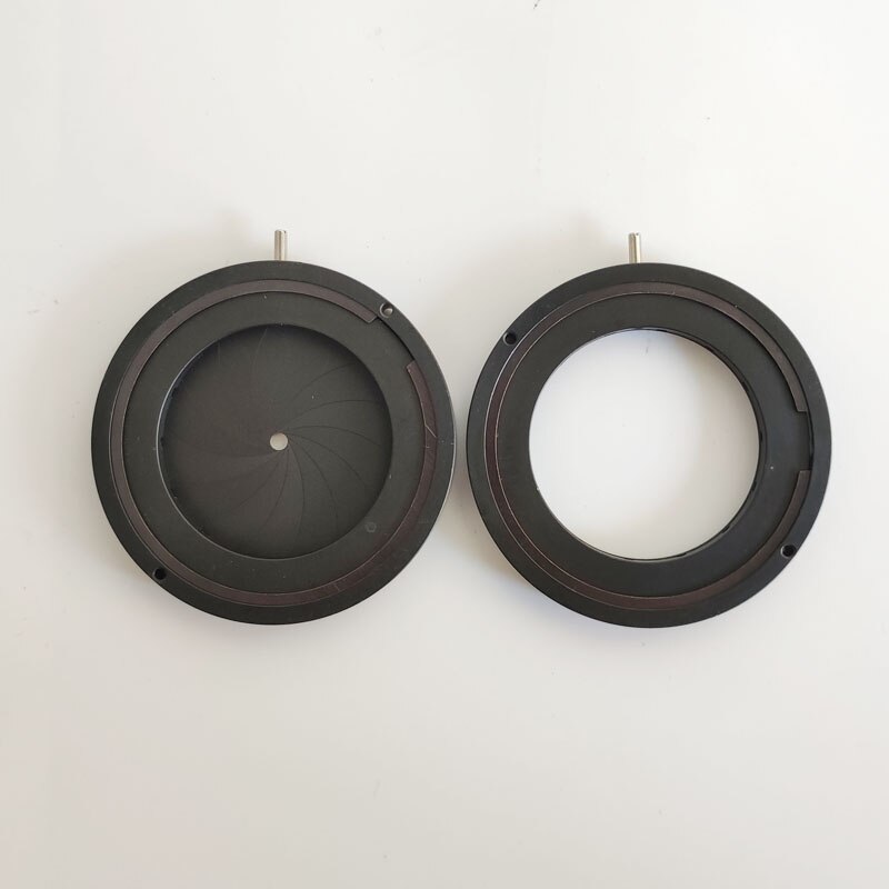 Enlarged Diameter 1.5-36 mm Zoom Optical Iris Diaphragm Aperture Condenser 14 Blades for Digital Camera Lens Microscope
