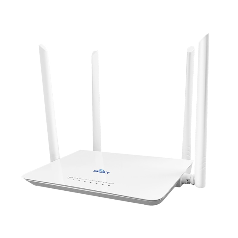 Sailsky 300Mbps Unlocked LTE Sim Card Router CPE Wireless Internet Routers CAT6 4G LTE Modem Router for Southeast Asia US Plug
