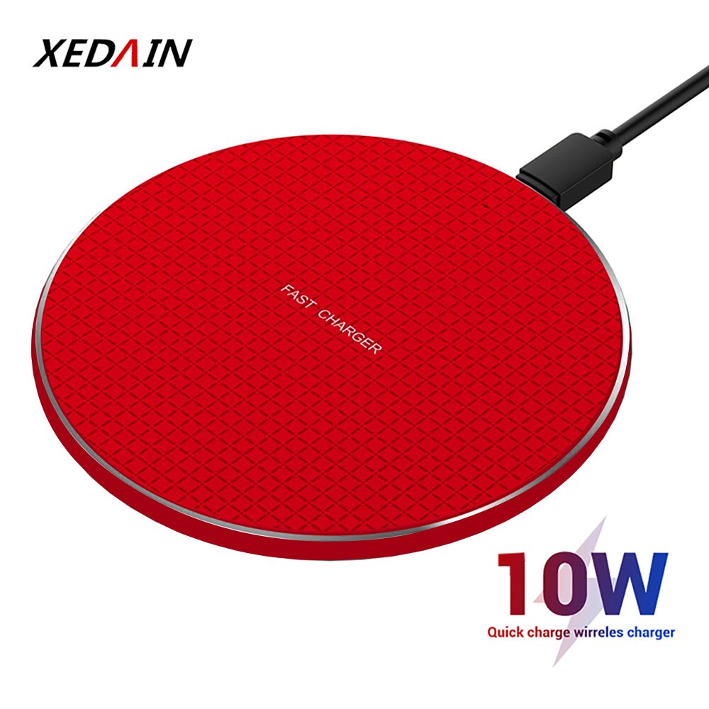 Xedain 10W Draadloze Quick Charger Voor Samsung Galaxy S10 S9 S8 Note 10 Usb Qi Lader Voor Iphone 11 12 Pro Xs Max Xr X 8 Plus