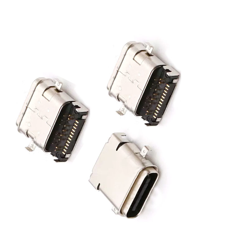 1pc wasserdichte USB-Buchse typec Buchse 24p USB-Buchse Spüle Board 1,4 Front stecker und hintere Aufkleber Länge 9,65mm Buchse