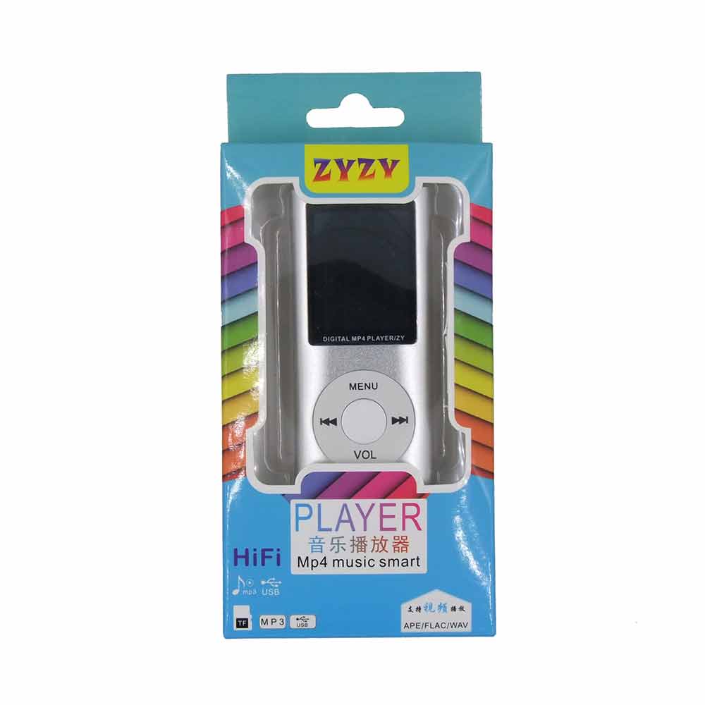 Slim 4th gen mp4 player 5 Colors to choose Music playing time 30Hours Fm radio video player MP4 for kids children nice pack: Silver in Retail Pac / 32GB