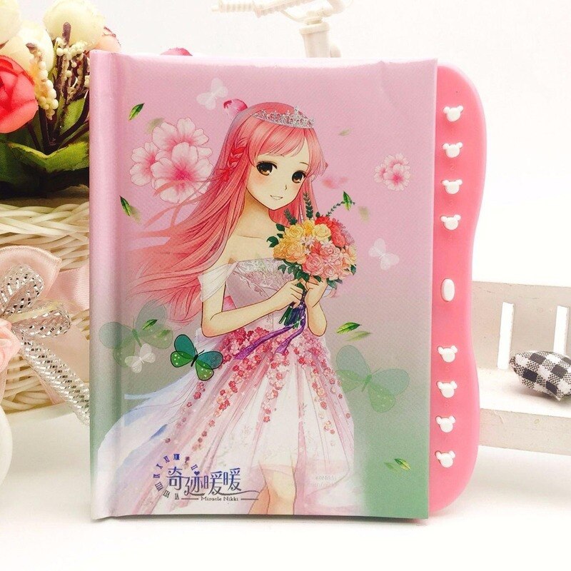 kawaii cute stationary lederen notebook encrypted diary girl notebook notepad journal notebook planner sketchbook