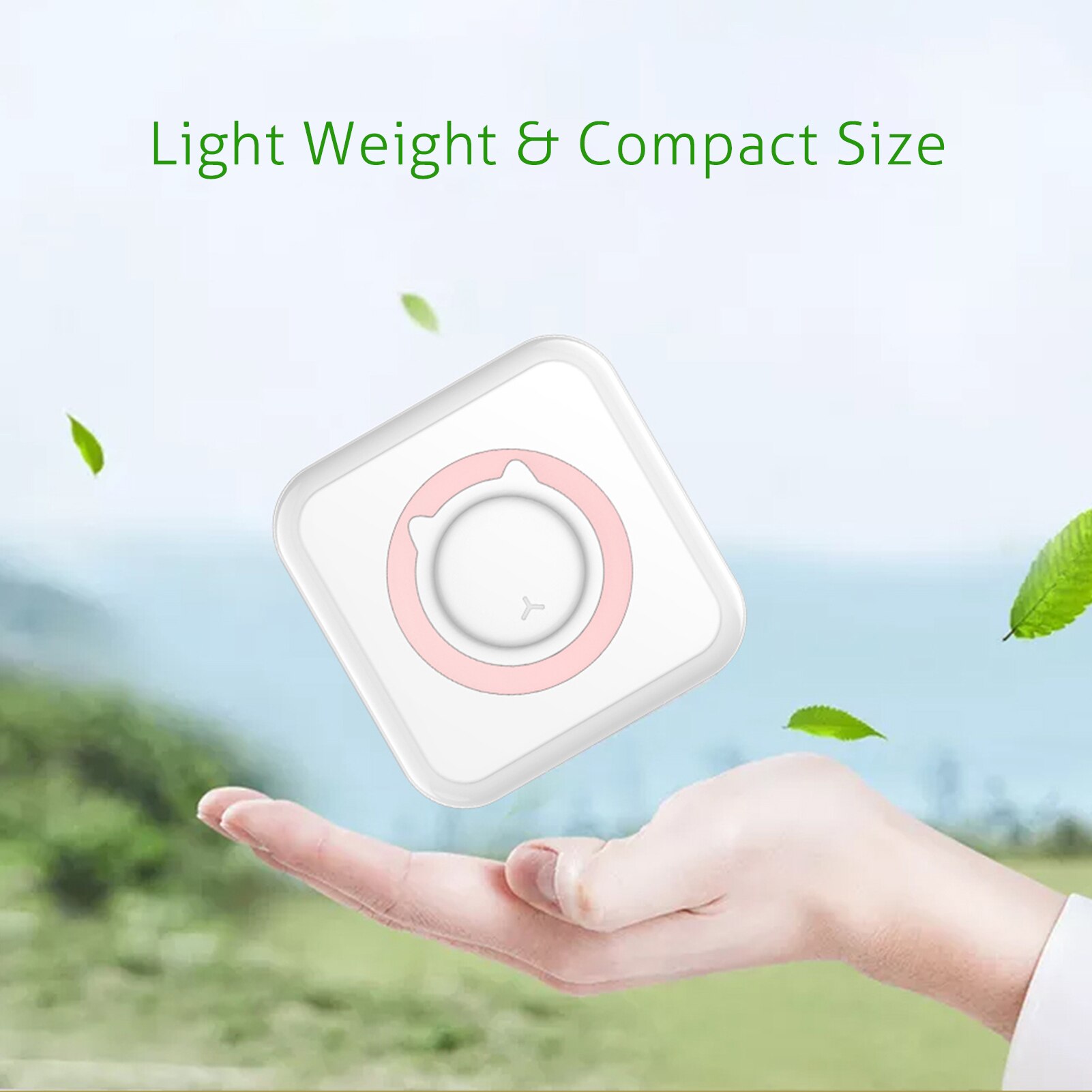 Pocket Thermal Printer for Android iPhone Portable Mini 200dpi Wirelessly Wireless BT Connect Photo Label Memo List Printing