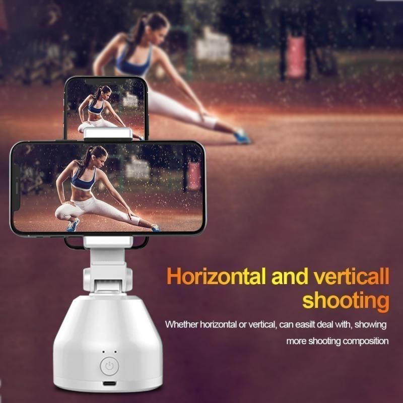 Smart AI Gimbal Selfie Stick - 360° Face Tracking - 2000mAh Battery - 50hr Work Time - ABS