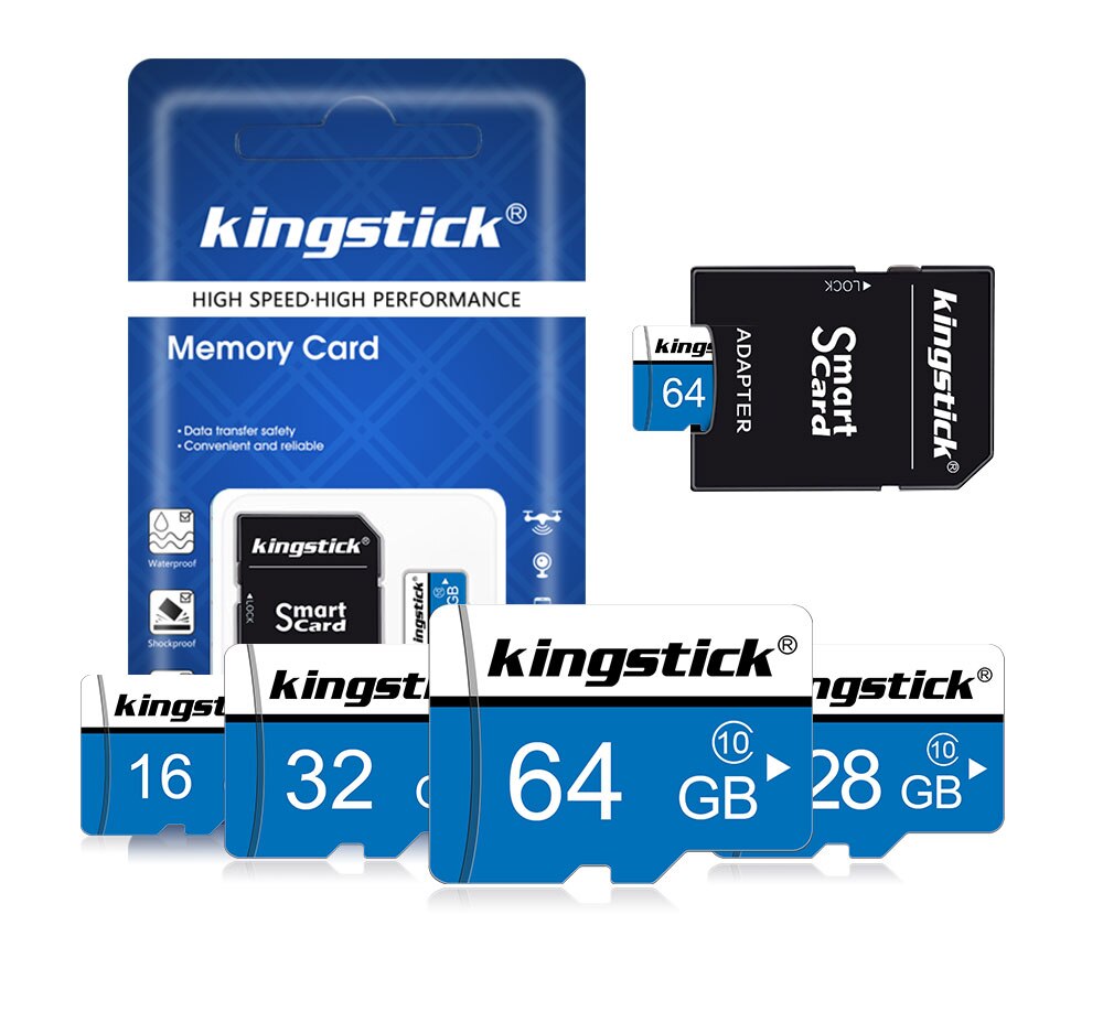 Hoge Snelheid Class10 Geheugenkaart 8Gb 16Gb 32Gb Micro Sd Kaart 64Gb 128Gb Tarjeta Microsd 32gb Mini Tf Card 4Gb Met Gratis Adapter