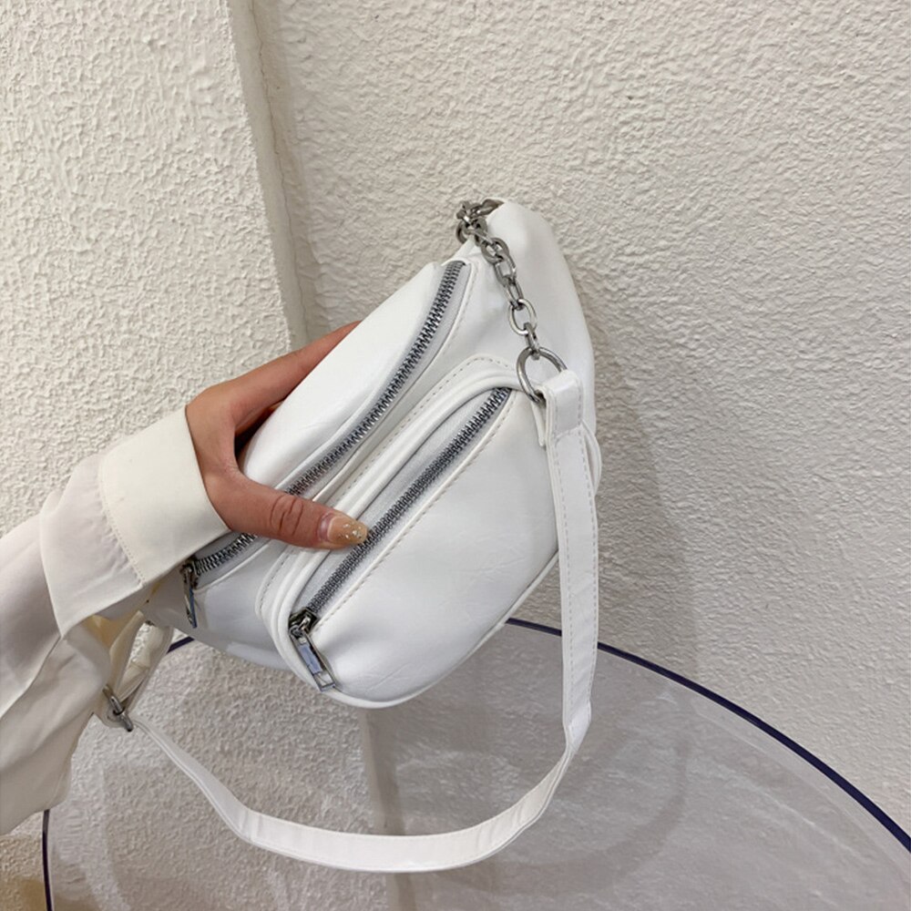 Women's Waist Bag Fanny Pack Chest Crossbody Bags for Women Trend Leather Belt Hips Bags Female Purses