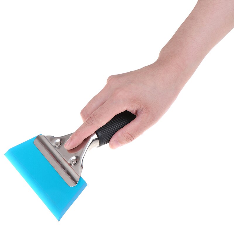 Car Tools Window Squeegee Water Wiper Handled Rubber Ice Scraper Blade Car Auto Snow Shovel Glass Car Cleaner Tinting Tool