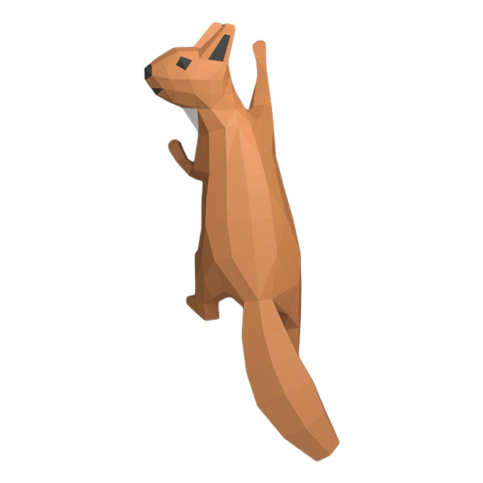 Cute Traditional Animal Composition 3D Squirrel Geometric Origami Origami Squirrel Geometric DIY Handmade Home Decoration forKid