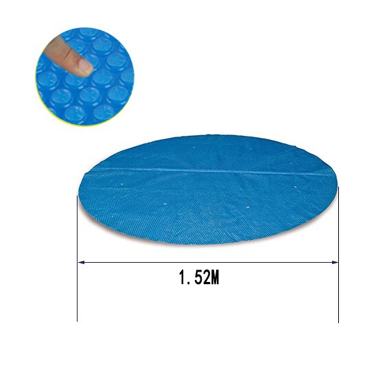 2020Insulation Film Swimming Pool Round Ground Cloth Lip Cover Dustproof Floor Cloth Mat Cover For Outdoor Water Pool Rain Cover: Round 1.52m