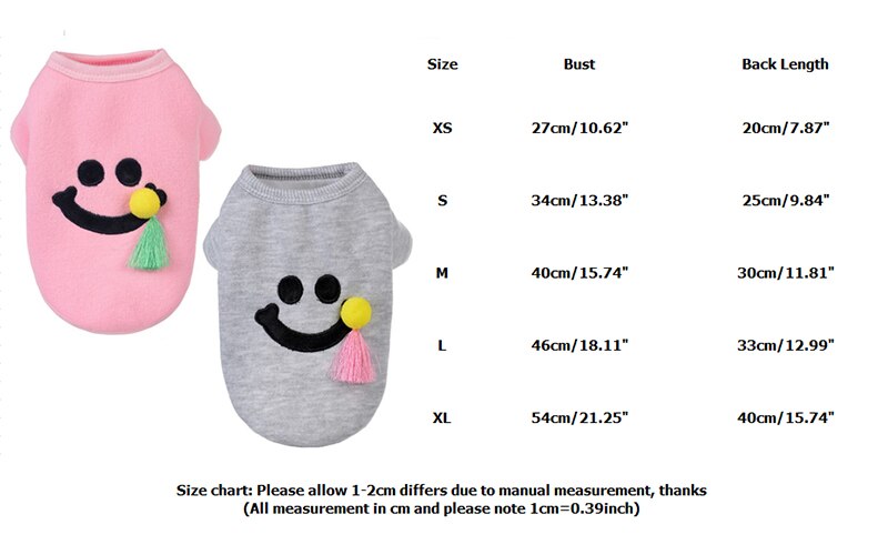 ¡Novedad de ! ropa de para perros y mascotas, ropa con sonrisa de dos patas para primavera y verano para cachorros y perros pequeños