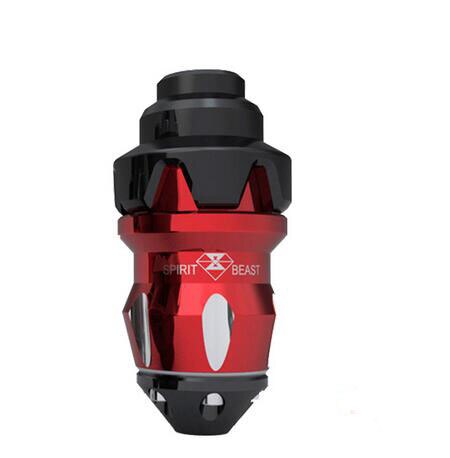 SPIRIT monster-accessoires de moto en caoutchouc | Bâton anti-chute et incassable, protection de sécurité pour moto: red