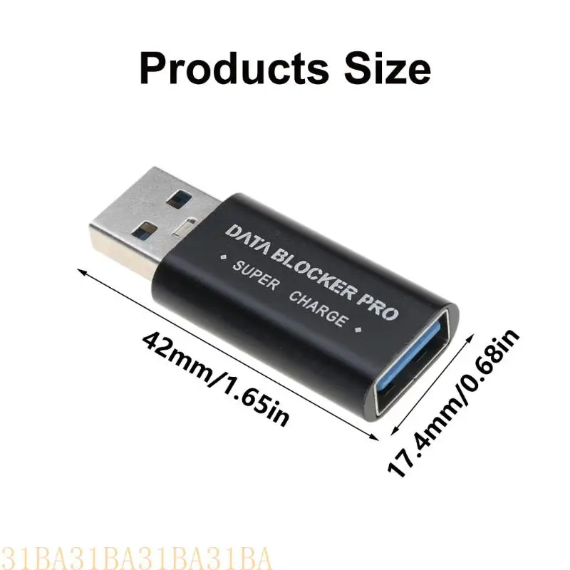 652f usb-opladerstik i aluminium med datablokfunktion understøtter hurtig opladning