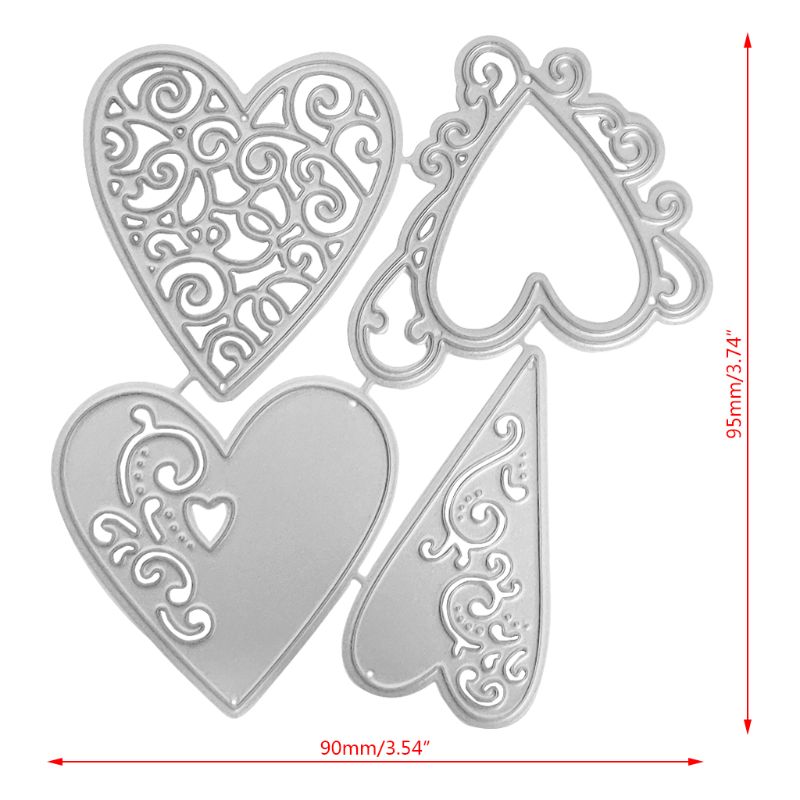 Love Metal Cutting Dies Stencils Embossing Photo Album Paper Card Crafts Decor D0AD