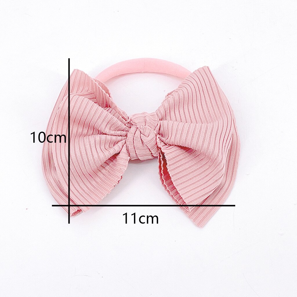 3 Stks/set Baby Haar Strikken Nylon Hoofdband Voor Meisjes Schattige Kinderen Zachte Elastische Nylon Haarband Kinderen Haar Accessoires Kids hoofddeksels