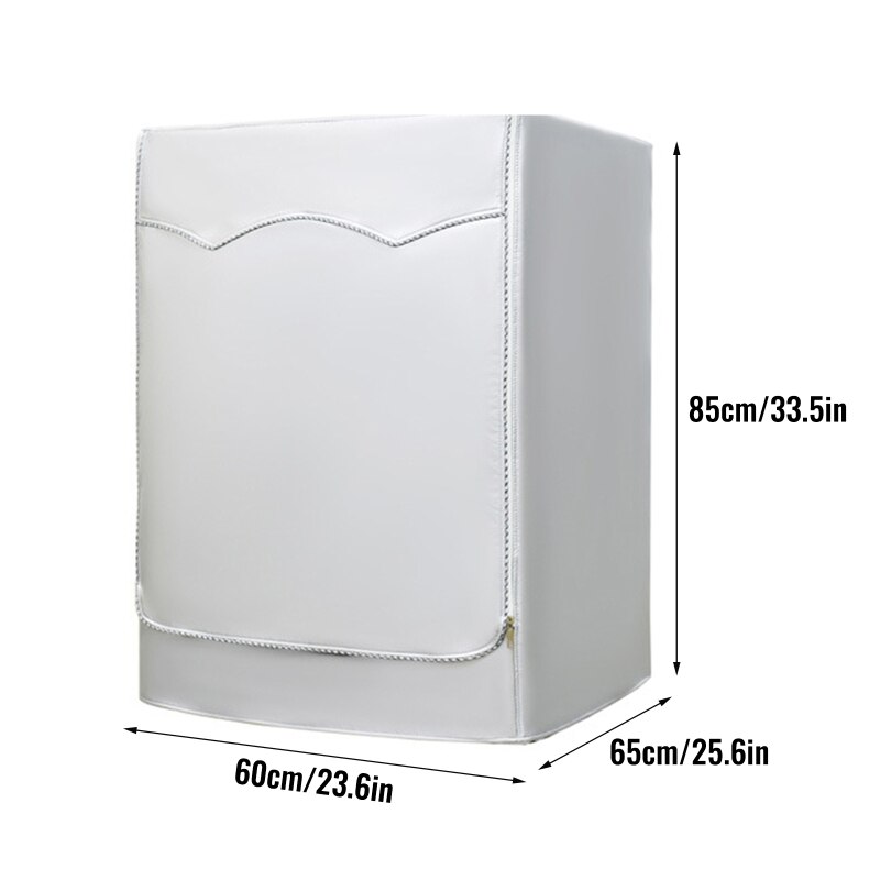 A0KE Washing Machine Cover Waterproof Front-Loading Fully Automatic Roller Washer Oxford Cloth Laundry Dryer Dustproof Sunscreen