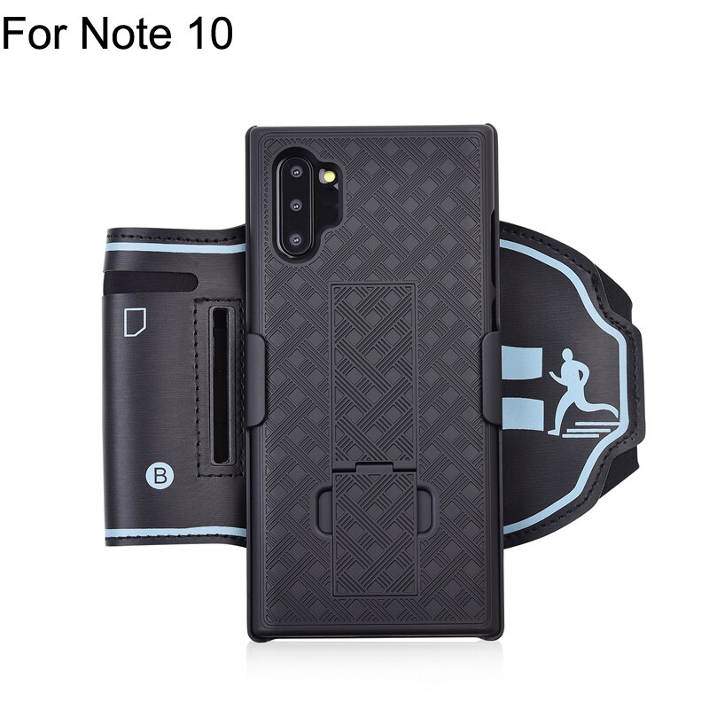 Sport Arm Band Wristband Case for Samsung Galaxy S9 S10+ S10 Plus S10E S10 5G Note 9 Note10 Cover Running Phone Holder Armband: Armband For Note 10