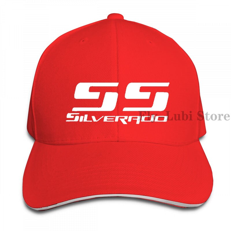 Chevrolet Silverado Ss(3) gorra de béisbol para hombre y mujer gorra ajustable de: 1-Red