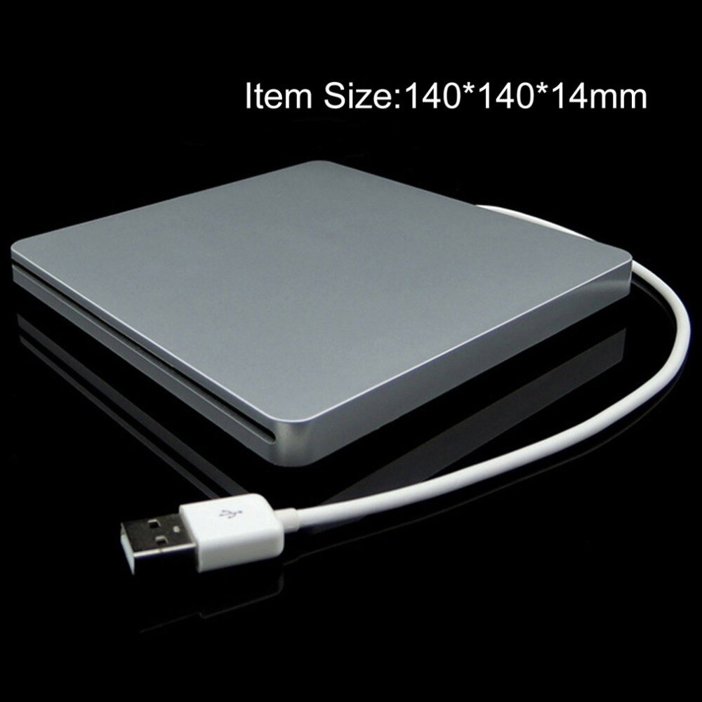 DVD-RW Laptop Externe Dvd Brander Drives Box Behuizing Case Zuignap Super Slim Usb 2.0 Slot Dvd Portatil Drive Blu Ray