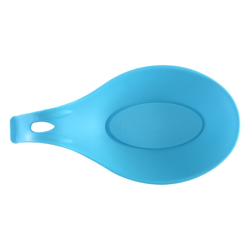 Suprimentos e utensílios de cozinha almofada de silicone, suporte de colher multifuncional, tapete de ferramentas de cozinha, utensílios de cozinha para casa: Blue
