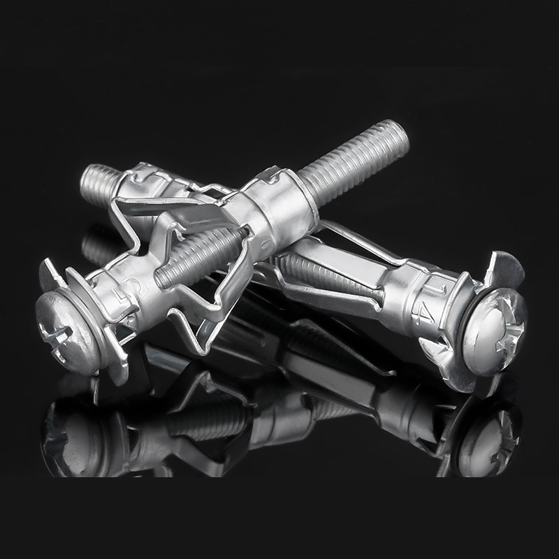 Hollow Gecko Expansion Bolt for Plasterboard Hollow Brick Wall Carbon Steel Material M4 M5 M6 M8 Expansion Fasterner