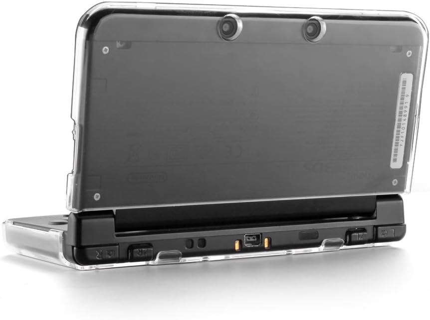 Étui TNP pour modèle 3DS XL LL coque rigide ultra transparente et cristalline sans charnière amélioré]