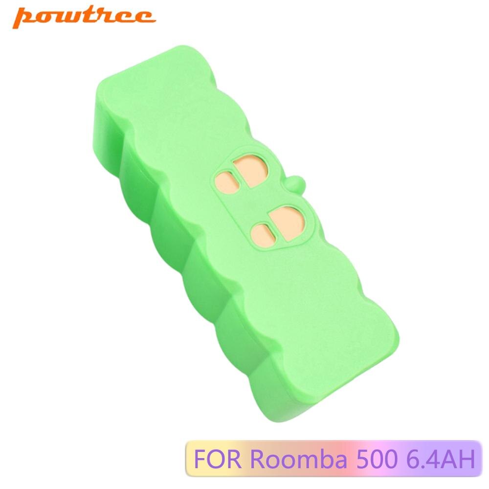 Powtree 6400mAh Li-Ion Battery - 14.4V Replacement for iRobot Roomba 500, 600, 700, 800 Series Vacuum Cleaners