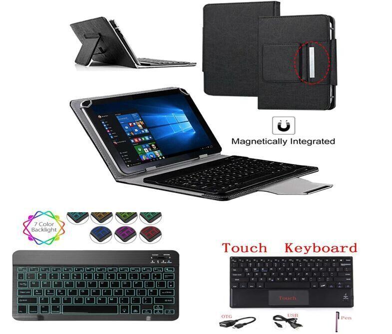 Touch Bluetooth Backlit Licht Keyboard Case Voor Samsung Galaxy Tab Een 8.4 Inch T307 Tablet Toetsenbord Cover + Pen + Otg