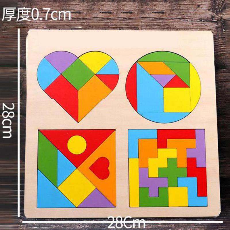 Ant wooden blocks puzzle game Diy Educational baby toys 13-24 months woden toys educativos learning resources toys for children