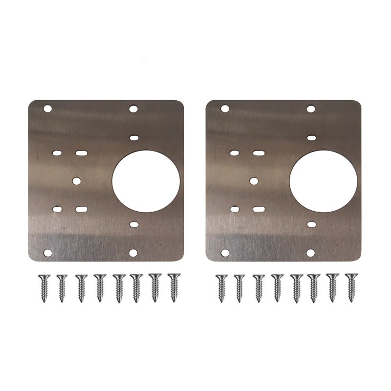 Keuken Kast Deur Scharnier Reparatie Kit Kast Scharnier Reparatie Zijpanelen Mount Keuken Deur Scharnier Reparatie Platen 1/2/4Pcs: 2PC