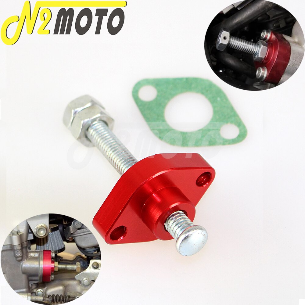 Yamaha yzf 1000 r 1 600 750 600 r 6 1000 punainen manuaalinen nokka jakoketjun kiristin kawasakille off road  kl250 78-84 klx 250 94-96