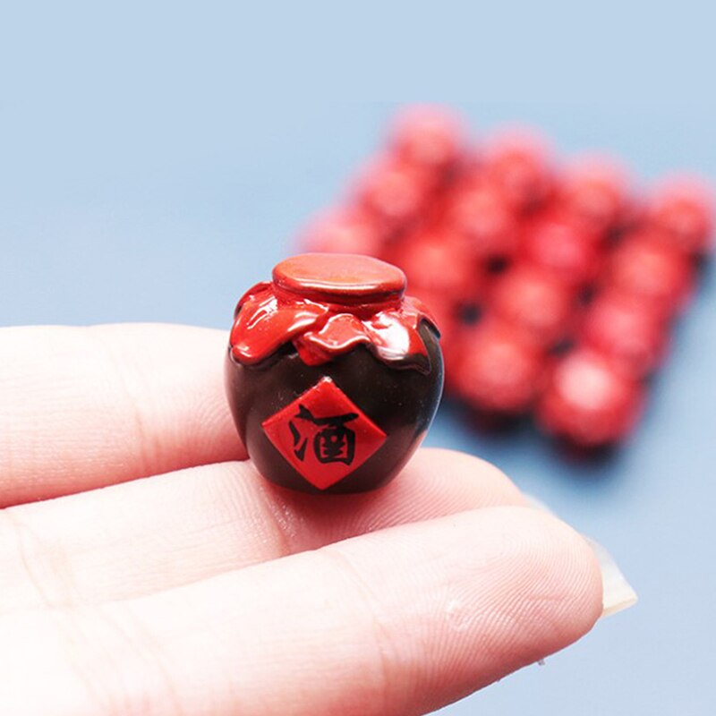 Pastoralen stil Mikro Landschaft Zubehör Wein Schüssel Krug Heuhaufen Wohnkultur: Default Title