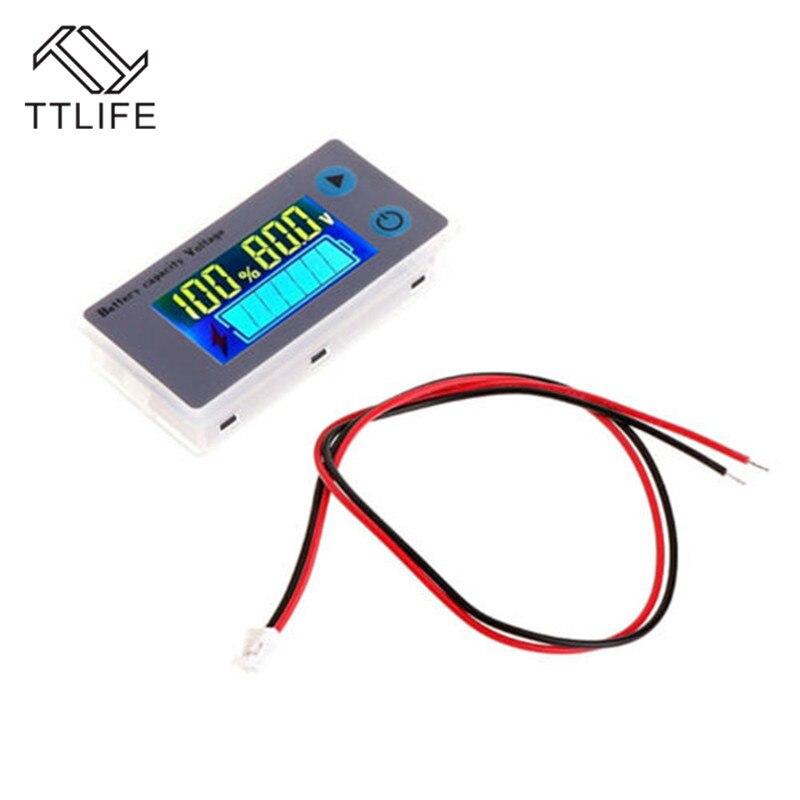 TTLIFE 10-100V Universele LCD Auto Zuur Lood Lithium Batterij Capaciteit Indicator Digitale Voltmeter Voltage Tester Monitor JS-C33