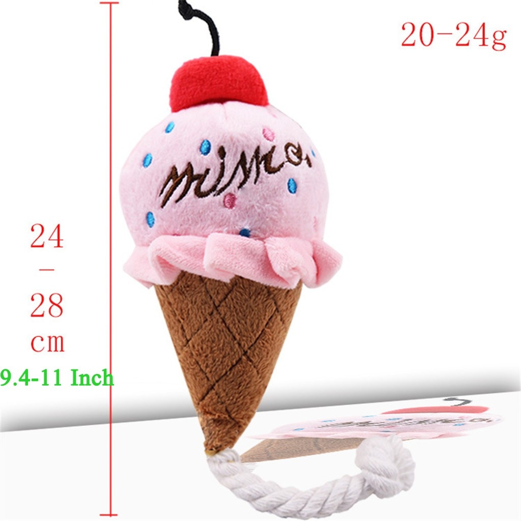 Funny Pet Toys Cartoon Cute Bite Resistant Plush Squeaky Toy Pet Toy For Cats Dogs Interactive Supplies Pet Partner#p30