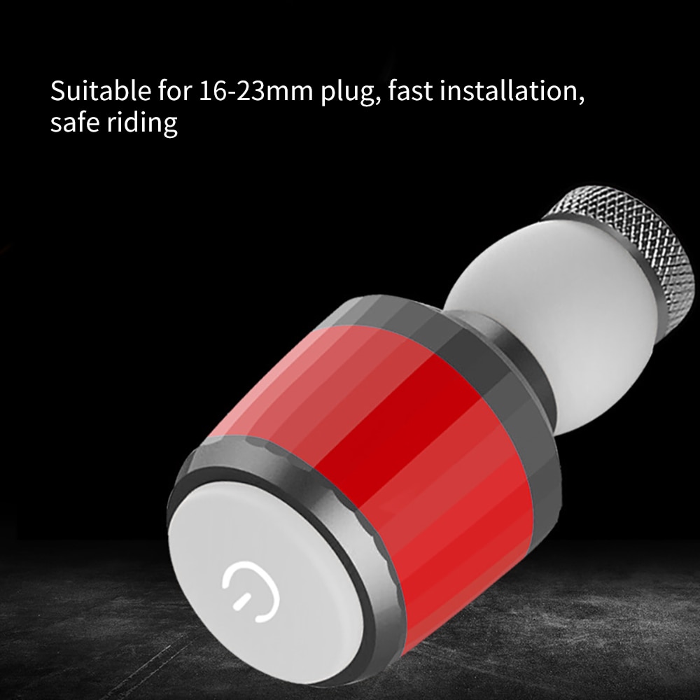 Fahrrad Lenker LED Blinklicht Motorrad Lenker Grip Stecker Seite Anzeige Lampe bike Griff End Caps Stecker Blinker