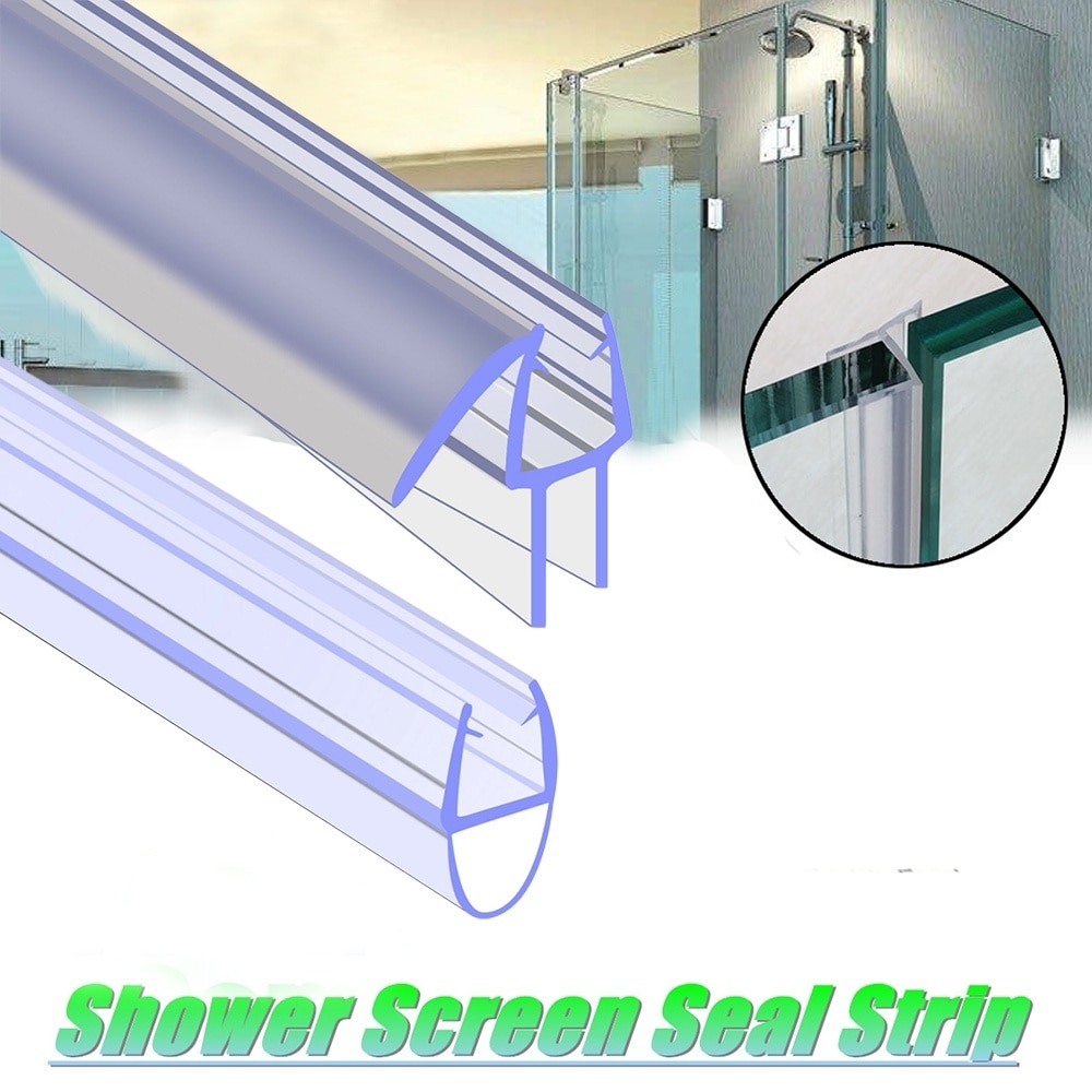 Household Prevent Bathroom Bath Screen Window Seal Water Baffle Sealing Strips Glass Door Weatherstrip